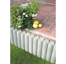 Palissade ronde iMount avec goulotte gris 11 cm x 100 cm