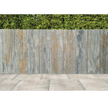 Palissade rectangulaire iMount Modern calcaire coquillier 25 cm x 8 cm x 100 cm
