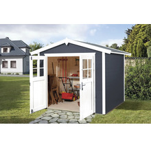 Gartenhaus weka 224 Gr. 3 inkl. Fußboden 280 x 263 cm anthrazit