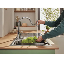 Robinet de cuisine avec douchette Grohe Quickfix Start Loop 2020 chrome 30556000