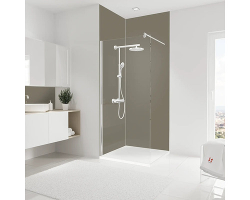 Kit de panneau mural de douche SCHULTE couleur taupe 255 x 90 cm EP1900915 678