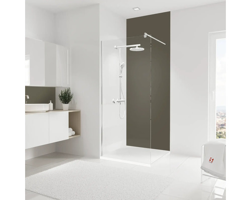 Panneau mural de douche SCHULTE ExpressPlus DecoDesign couleur taupe 255 x 90 cm EP1900918 678