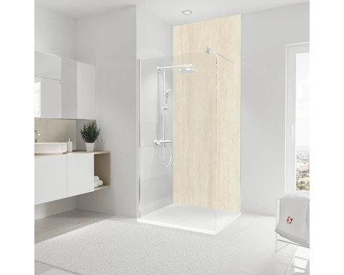 Panneau mural de douche SCHULTE DecoDesign ExpressPlus aspect pierre calcaire softtouch 255 x 100 cm EP19010254 852