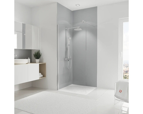 Kit de panneau mural de douche SCHULTE couleur gris clair 255 x 90 cm D1900915 679