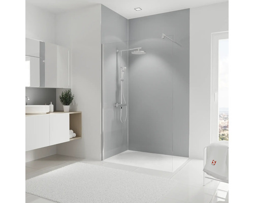 Kit de panneau mural de douche SCHULTE couleur gris clair 255 x 90 cm D1900916 679