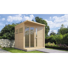Gartenhaus Bertilo Concept Office inkl. Fußboden 237 x 310 cm natur