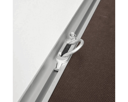 Oeillet d''arrimage avec rail correspondant pour remorque