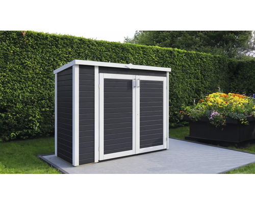 Armoire de jardin Multi-Box 3 200x82x163 cm anthracite