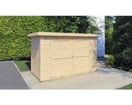 Fahrradgarage/Wandschrank Velo mit Fußboden 206 x 102 cm natur exclusiv bei Hornbach