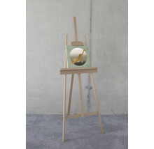 Staffelei mit Leinwand und Leopardenmotiv