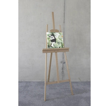 Holzstaffelei mit Panda Leinwand
