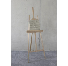 Holzstaffelei mit Leinwand