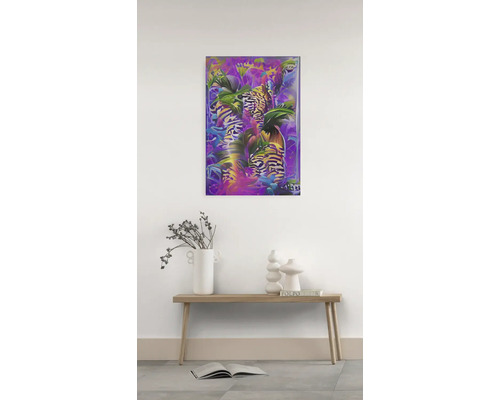 Dekorative Dschungel-Leinwand mit Tiger für Wandgestaltung