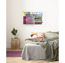 Tableau sur toile Tetris Wall 90x60 cm