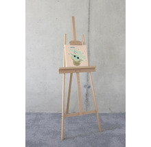 Staffelei mit Leinwand und Kinder-Motiv