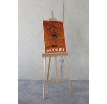 Gemaltes Wookiee-Motiv auf einer Staffelei