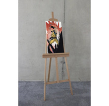 Holzeasel mit Wolverine Leinwand