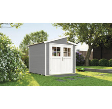 Gartenhaus weka 226 Gr. 2 inkl. Fußboden 267 x 261 cm grau
