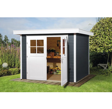 Gartenhaus weka 227 Gr. 2 inkl. Fußboden 259 x 284 cm anthrazit