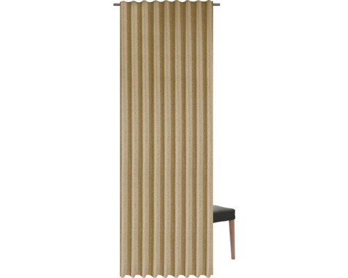 Rideau avec suspension à plis