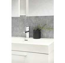 Set de meubles de salle de bains Differnz Somero lxhxp 80 x 170 x 38 cm couleur de façade blanc haute brillance avec vasque en fonte minérale blanc-thumb-4