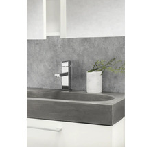 Set de meubles de salle de bains Differnz Somero lxhxp 60 x 57 x 38 cm couleur de façade blanc haute brillance avec vasque en béton gris-thumb-4