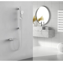 Robinet de douche avec thermostat AVITAL TROTINA chrome avec ensemble barre de douche-thumb-3