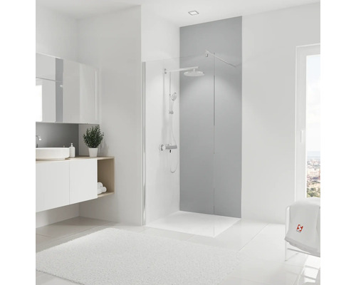 Kit de panneau mural de douche supplémentaire SCHULTE couleur gris clair 255 x 90 cm D1900917 679