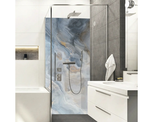 Panneau mural de douche mySpotti Shower Acaicio optique marbre 210 x 100 cm SH-210100-1696-HB Panneau mural de douche mySpotti Shower Acaicio optique marbre 210 x 100 cm SH-210100-1696-HB