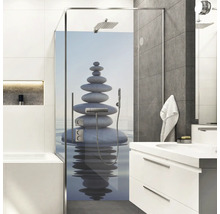 Modernes Badezimmer mit Dusche, Badewanne und Waschtischunterschrank