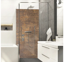 Salle de bain avec douche, baignoire et meuble sous-lavabo