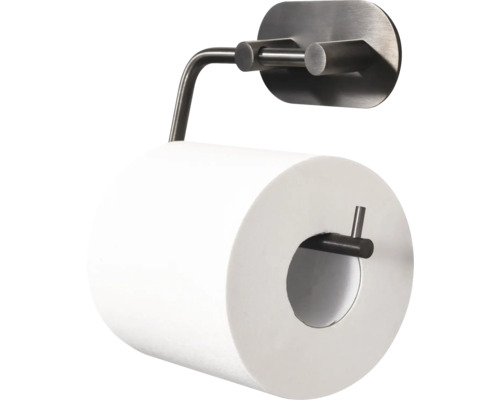 Porte-papier toilette en métal avec rouleau de papier toilette