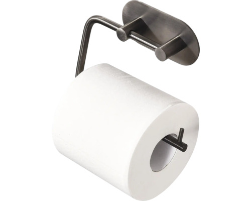 Porte-papier toilette en métal avec rouleau de papier toilette