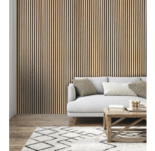 Panneau acoustique pin brut massif 2400 x 572 x 19 mm
