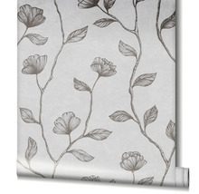 Tapetenrolle mit floralem Muster