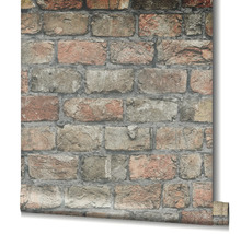 Rouleau de papier peint avec motif de briques
