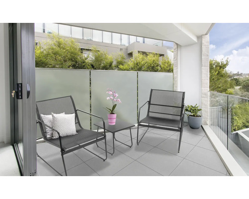 Set de balcon set de meubles de jardin set lounge 2 places avec 2 fauteuils et table