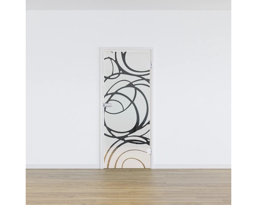 Innentür mit Glaseinsatz und modernem Design