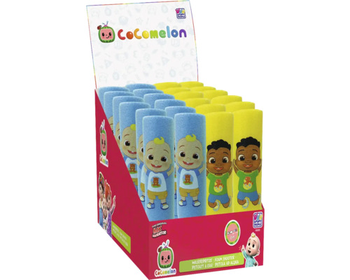 Pistolets à eau Cocomelon dans un présentoir de vente