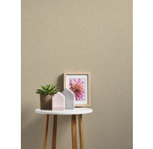 Papier peint intissé 39353-8 Famous Garden structure uni beige violet