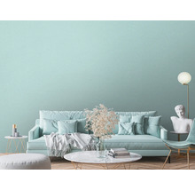 Papier peint intissé 39353-5 Famous Garden structure uni bleu
