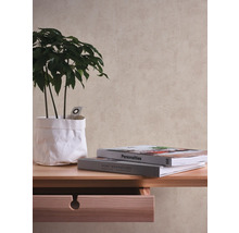 Papier peint intissé 2240-64 Jade 2 uni structure crépi beige