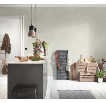 Papier peint intissé 2307-51 Jade 2 uni structure crépi gris