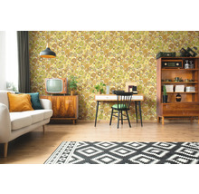 Vliestapete 39535-5 Retro Chic Blüten gelb