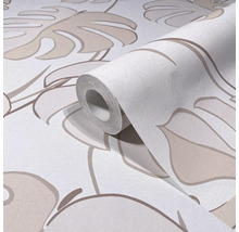Rolle Papiertapete mit Monstera-Blatt-Motiv