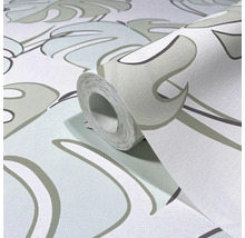 Tapetenrolle mit Blattmuster
