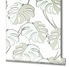 Tapetenrolle mit Monstera Blatt Muster