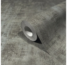 Rouleau de papier peint vinyle gris avec motif de pierre
