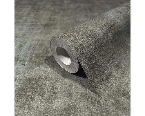 Rolle graue Vinyltapete mit Steindesign