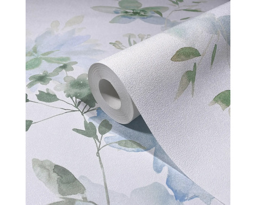 Rolle Vliestapete mit Blumenmuster